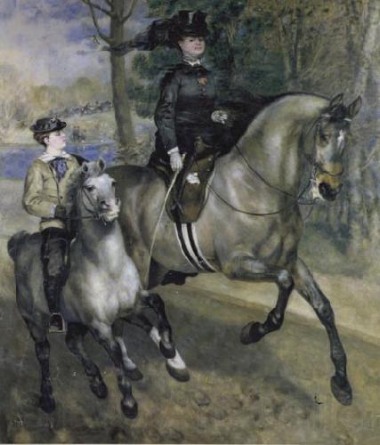 Pierre-Auguste Renoir Ride in the Bois de Boulogne (Madame Henriette Darras) Germany oil painting art